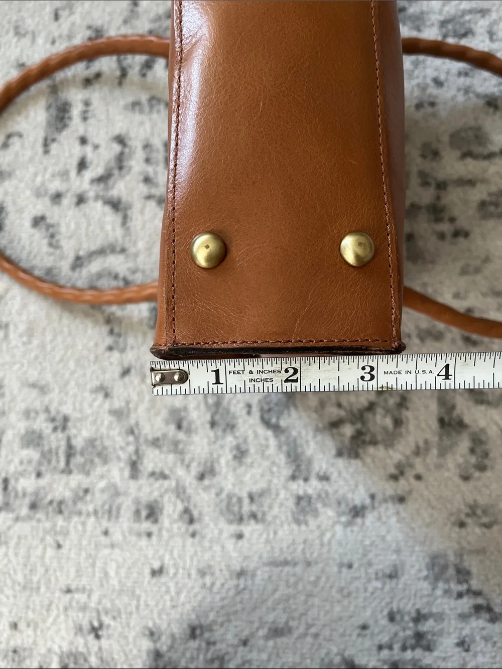 Patricia Nash Calvi Heritage Tan Leather Top-Handle Satchel